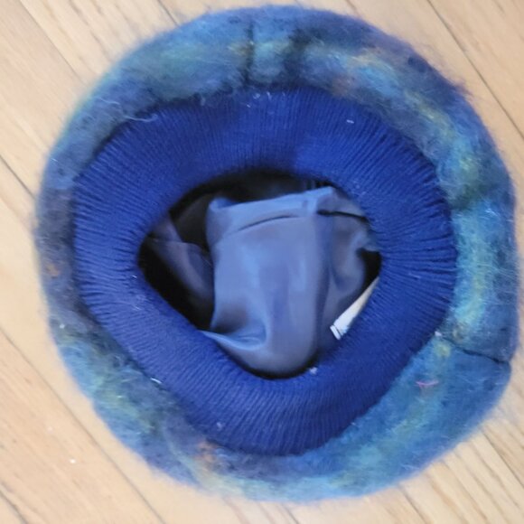 Vintage Scottish Mohair Wool Beret Hat - Picture 3 of 4